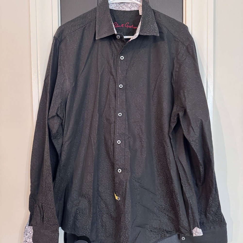 Robert Graham Black Paisley